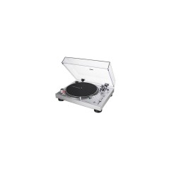Audio-Technica AT-LP120XUSB Stereo Turntable - High-Quality Sound & USB Support - Sleek Silver Design
